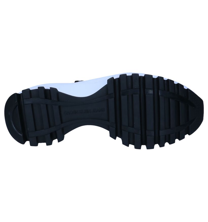 Zwarte Slip-on Sneakers Calvin Klein Talula in stof (241603)