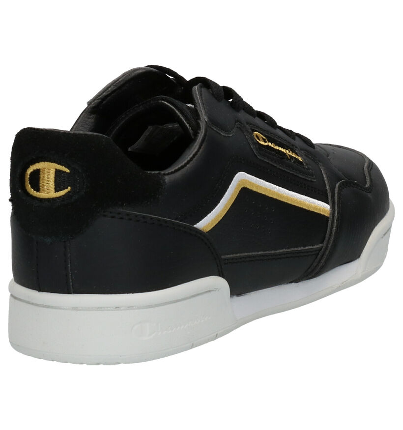 Champion Los Angeles Zwarte Sneakers in daim (253521)