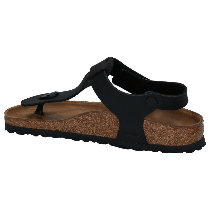 Birkenstock Kairo Zwarte Sandalen in kunstleer (306471)