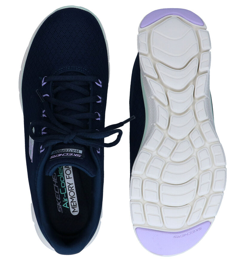 Skechers Flex Appeal 4.0 Baskets en Bleu pour femmes (310846)