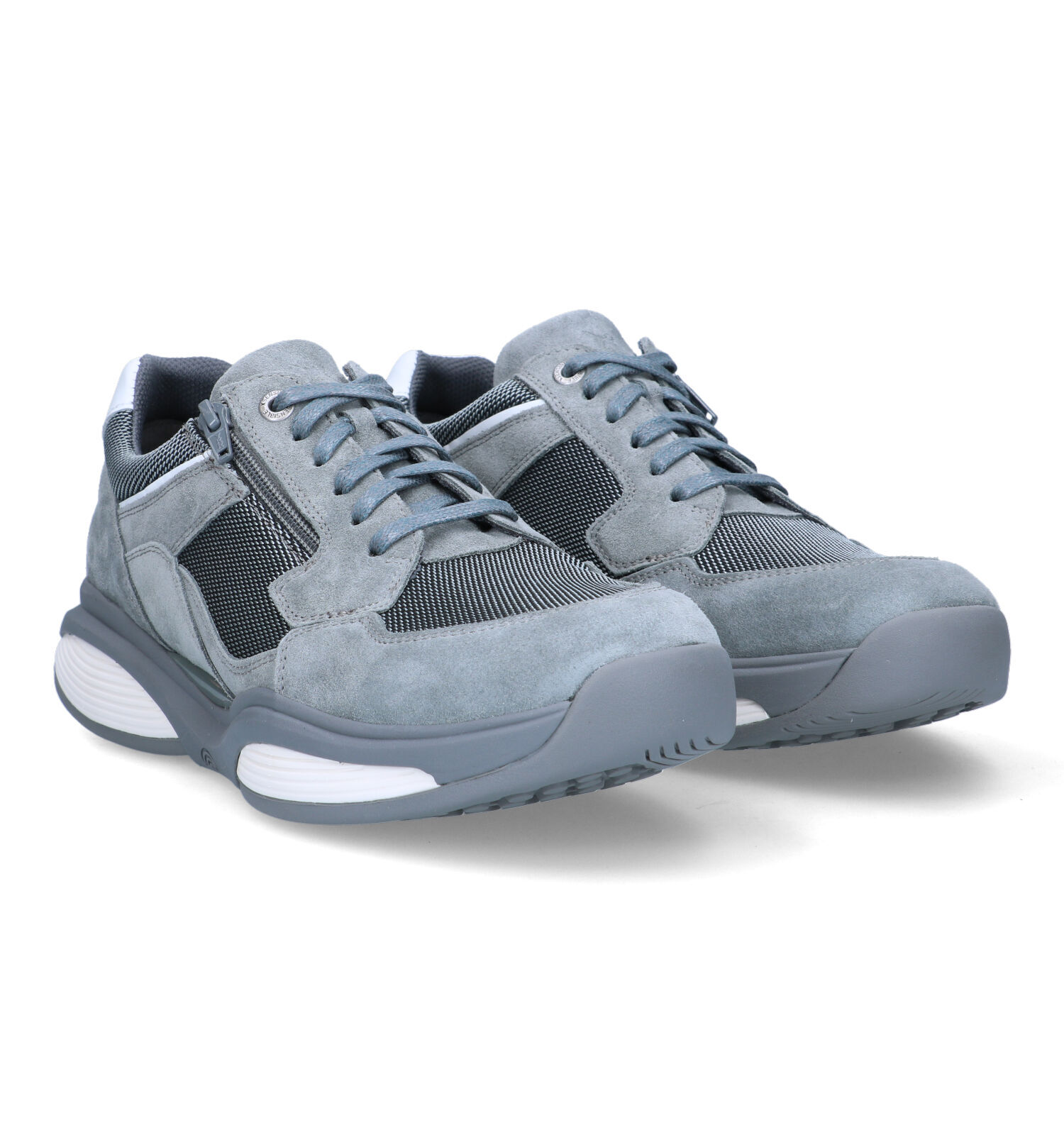 Xsensible SWX14 Grijze Veterschoenen Heren Lage schoenen Online op TORFS .BE