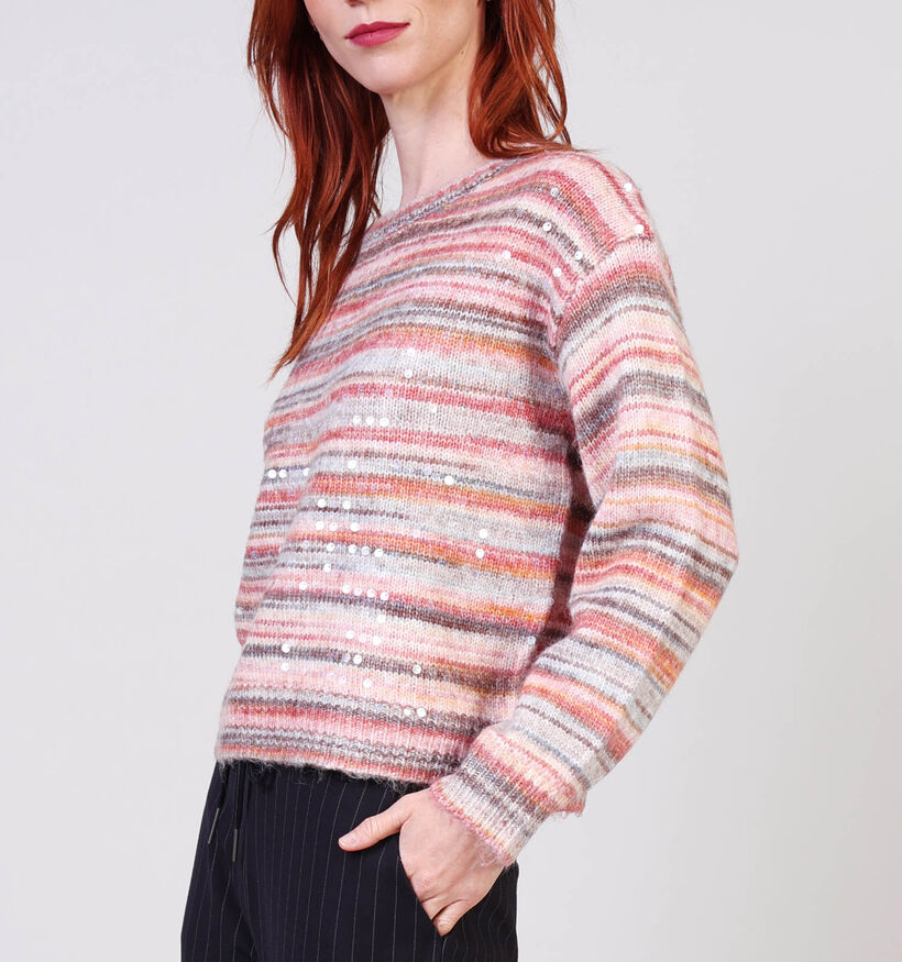 Rue Mazarin Sequin Roze Trui voor dames (365490)
