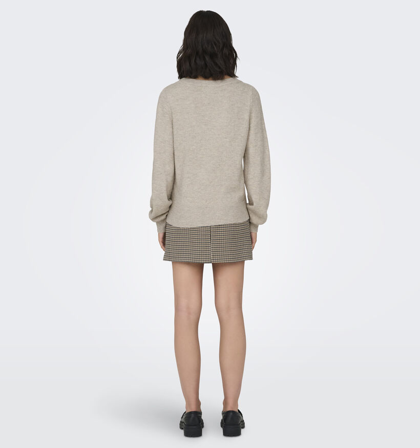 JDY Rue Glitter Pull en Beige pour femmes (362421)