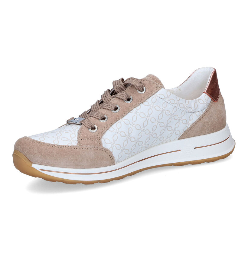 Ara Osaka 2.0 Beige Sneakers in kunstleer (307686)