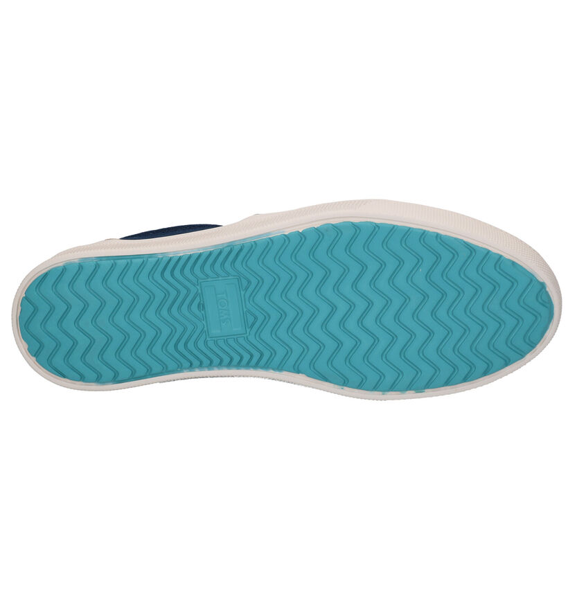 Toms Chaussures slip-on en Bleu en simili cuir (269362)