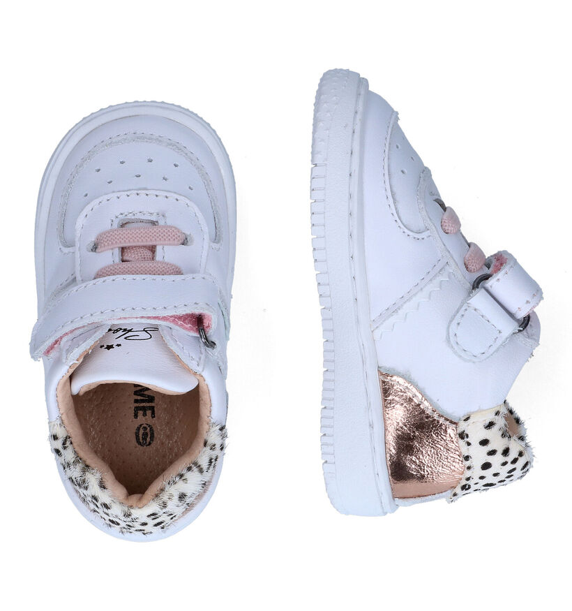 Shoesme Witte Sneakers voor meisjes (320858) - geschikt voor steunzolen