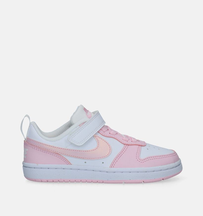 Nike Court Borough Blauwe Sneakers voor jongens, meisjes (357363) - geschikt voor steunzolen