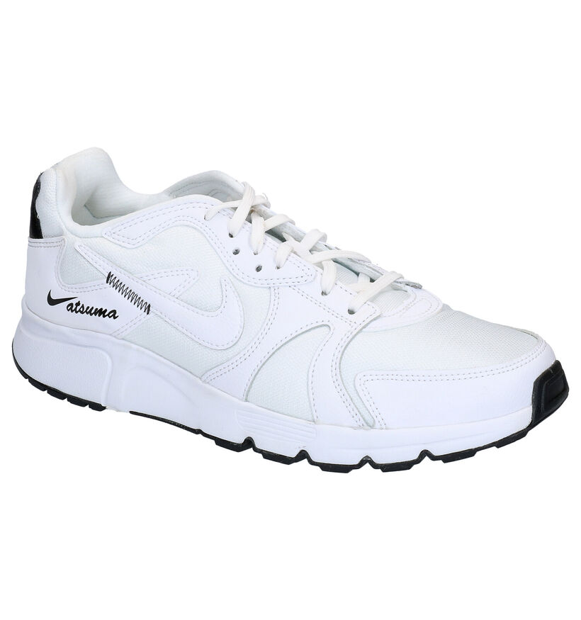 Nike Atsuma Zwarte Sneakers in stof (265914)