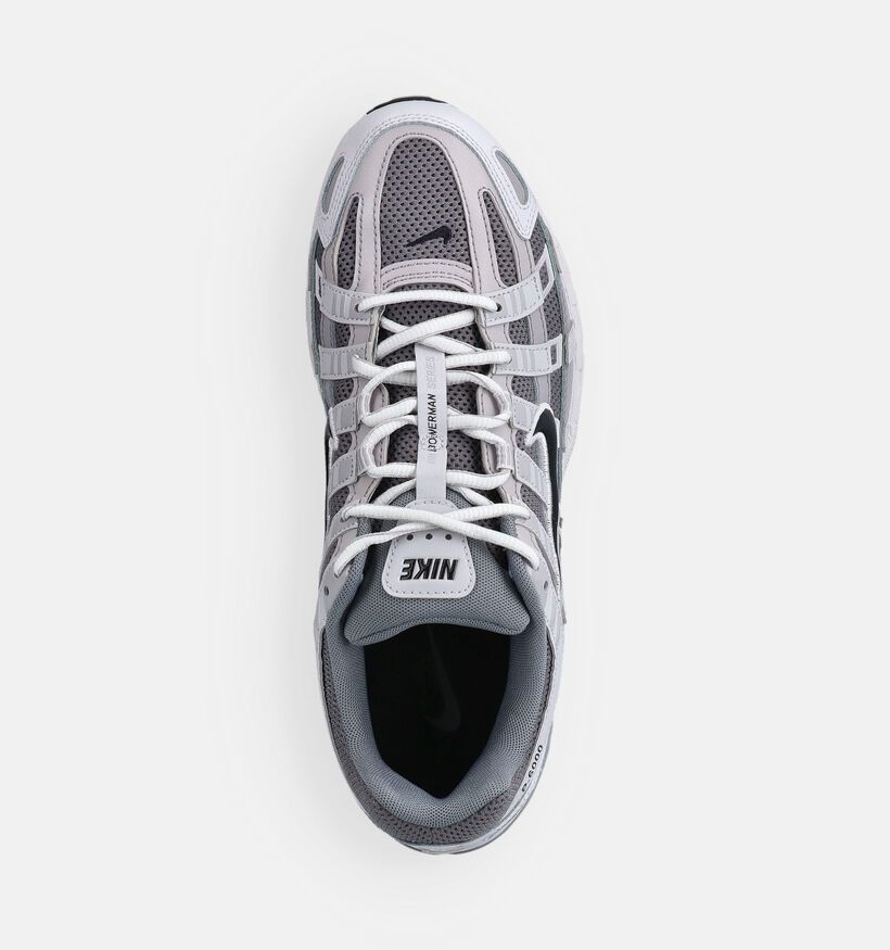 Nike P-6000 Baskets basses en Gris pour hommes (373041) - pour semelles orthop&eacute;diques