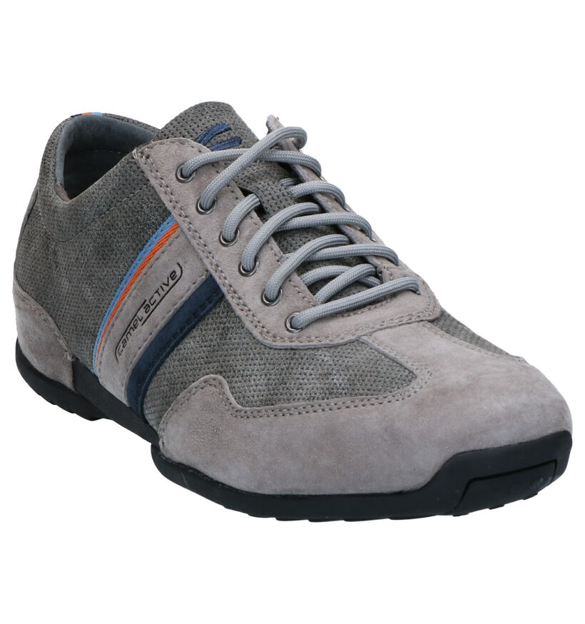 Camel Active Chaussures basses en Gris foncé en nubuck (271301)