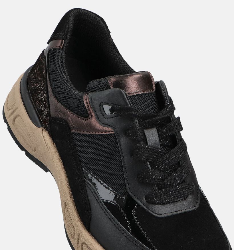 Gabor Zwarte Lage Schoenen voor dames (361604) - geschikt voor steunzolen