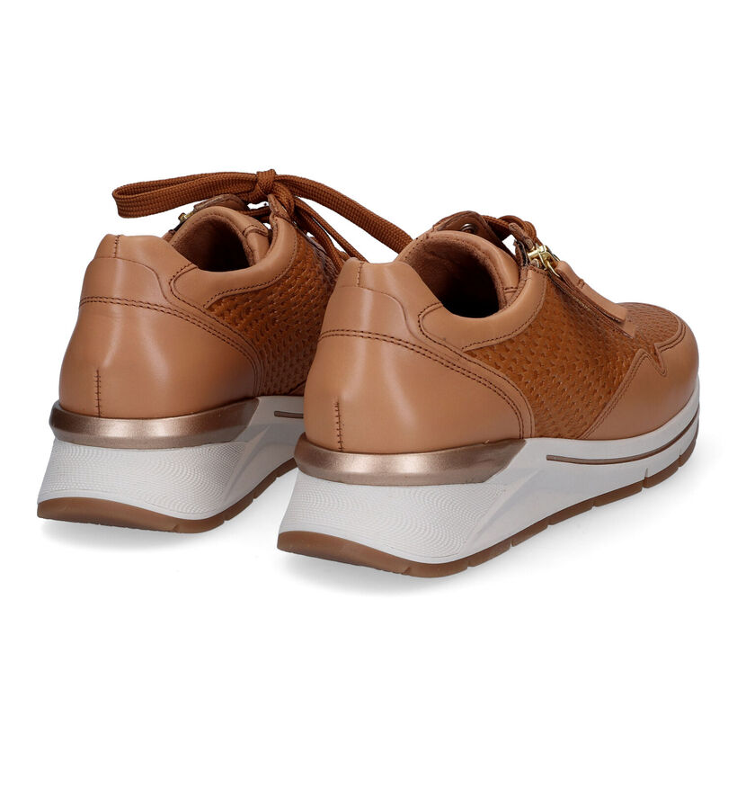 Gabor OptiFit Witte Veterschoenen in leer (306124)