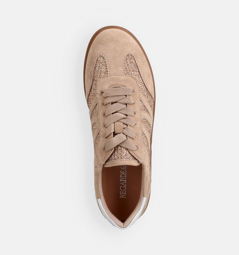Regarde le Ciel Grisel Chaussures &agrave; lacets en Beige pour femmes (372987) - pour semelles orthop&eacute;diques