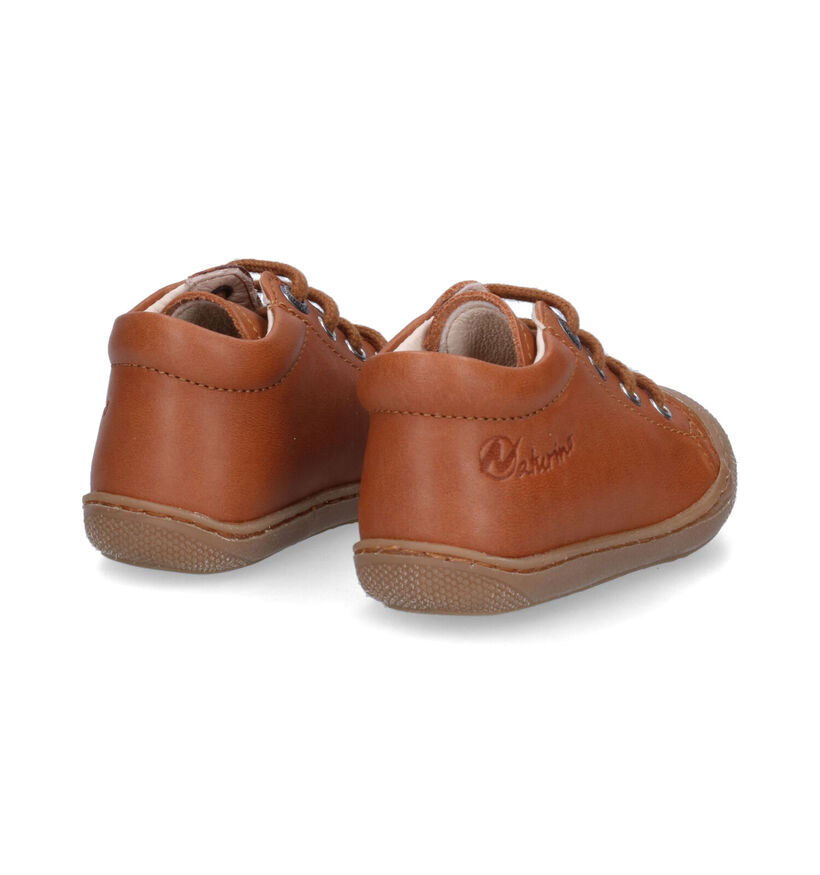 Naturino Cocoon Cognac Bottines voor jongens, meisjes (324034) - geschikt voor steunzolen