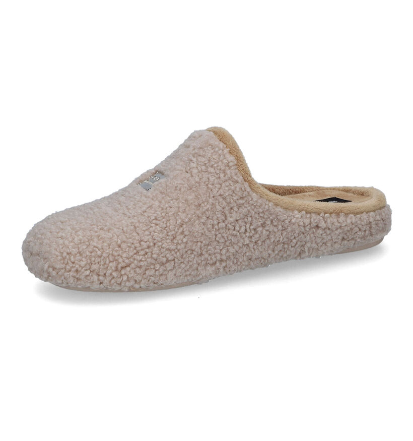 Scapa Pantoufles ouvertes en Beige en textile (317049)