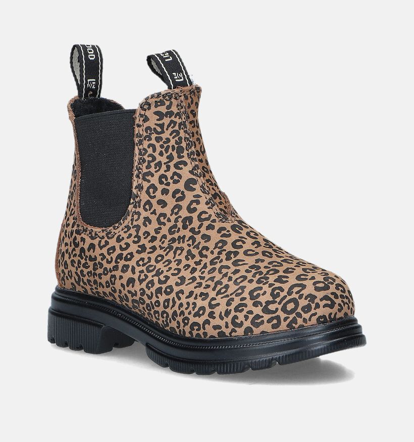 LIEWOOD Daria Leather Bottes en Brun pour filles (345300) - pour semelles orthopédiques