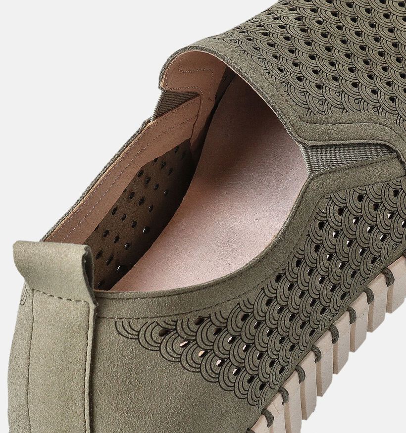 Ilse Jacobsen Tulip Chaussures à enfiler en Vert pour hommes (356503) - pour semelles orthopédiques