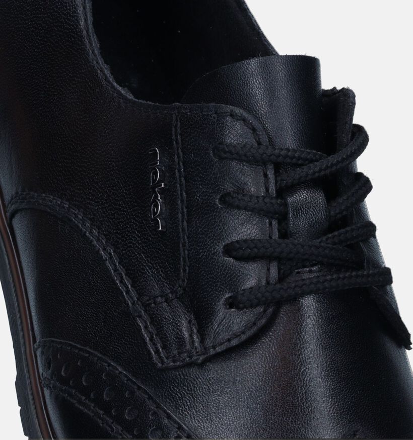 Rieker Chaussures à lacets en Noir pour femmes (344404)