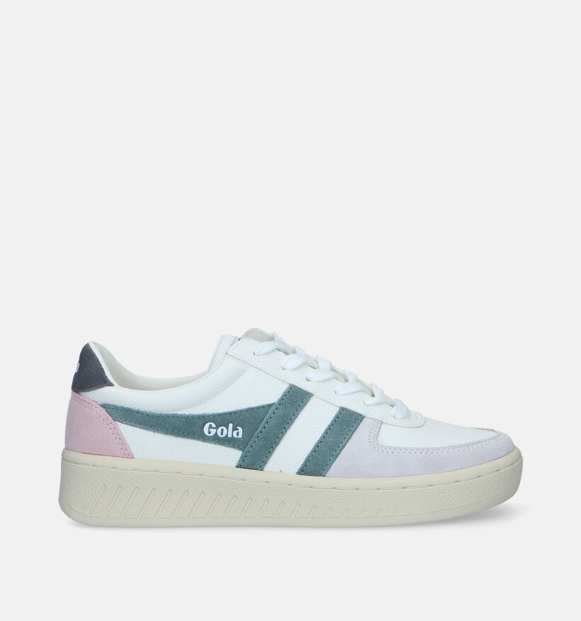 Gola Grandslam Trident Witte Sneakers voor dames (336364) - geschikt voor steunzolen
