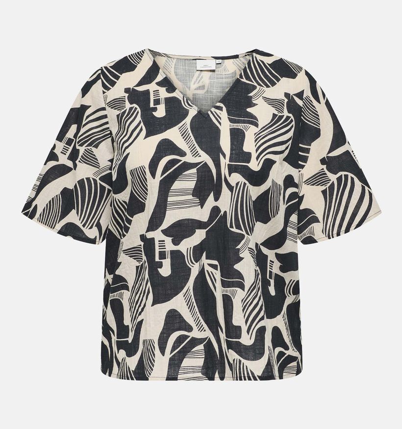 ONLY Carmakoma Malusi Zwarte Blouse voor dames (358234)