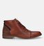 Bullboxer Cognac Hoge Veterschoenen in leer (332304)