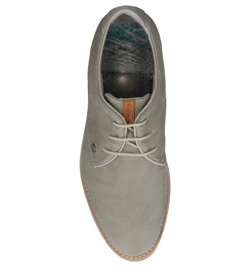 Rehab Chaussures basses en Gris clair en cuir (213049)