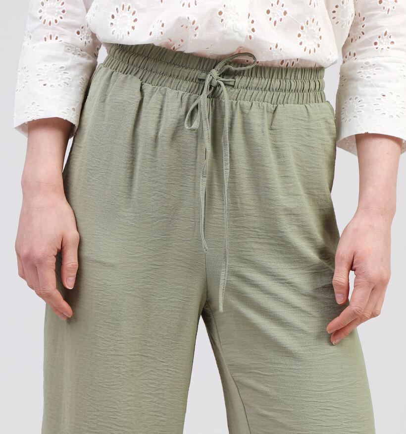 Vila Josa Kaki Wijde broek voor dames (351728)