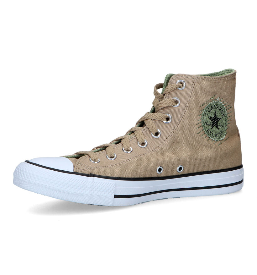 Converse Chuck Taylor All Star Hi Baskets en Taupe pour hommes (325519)