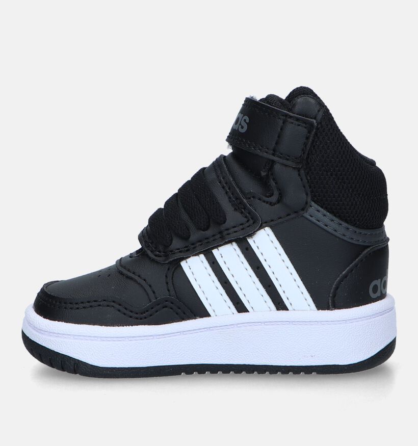 adidas Hoops Mid 3.0 AC Baskets en Noir pour filles, garçons (332101)