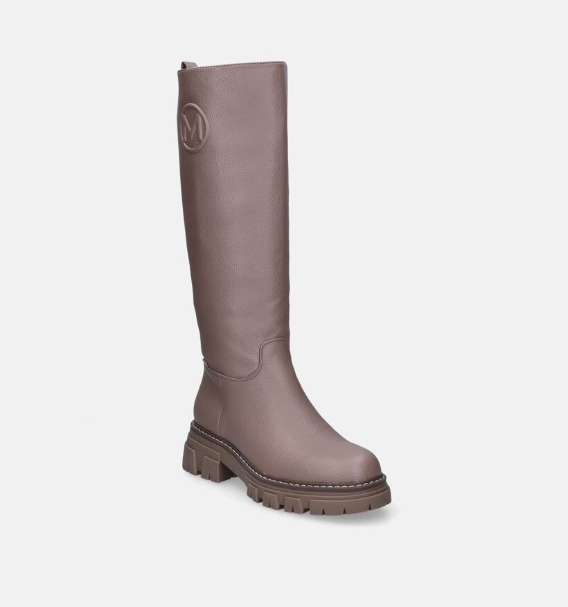 Mexx Maiana Move Taupe Lange laarzen voor dames (346015)