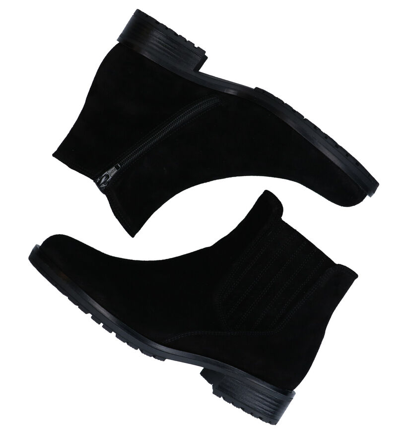 Gabor Bottines en Noir en daim (282373)