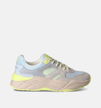 Baskets bleu