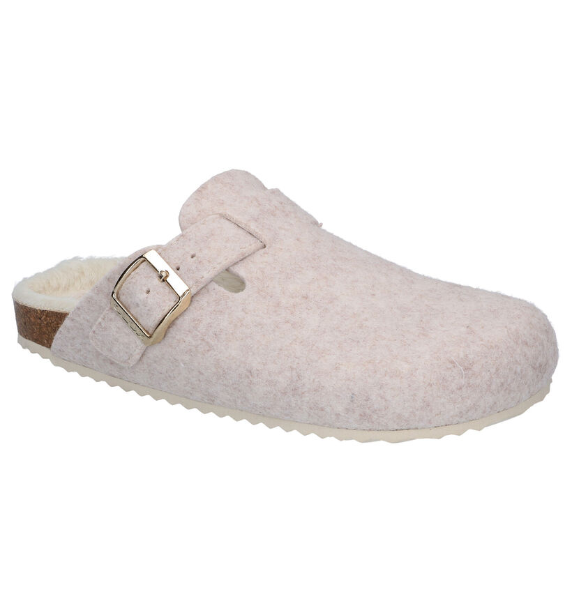 Geox Pantoufles ouvertes en Gris foncé en textile (301078)