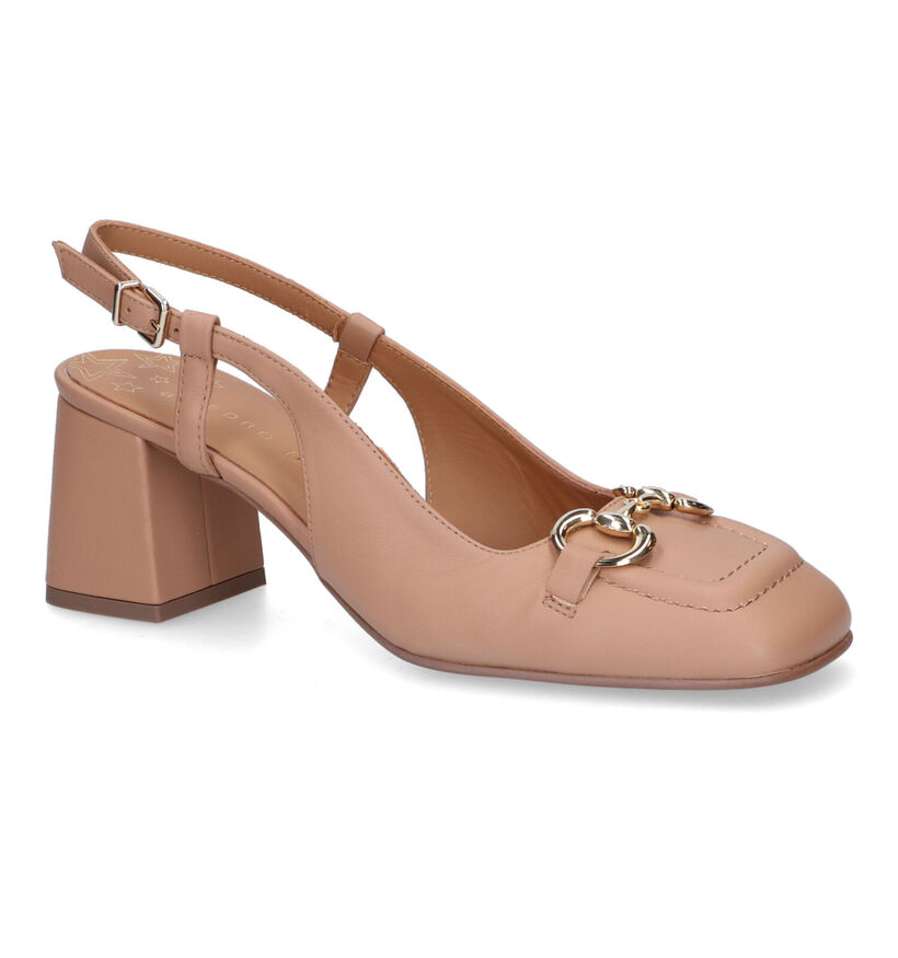 Pedro Miralles Escarpins slingback en Cognac pour femmes (308401)