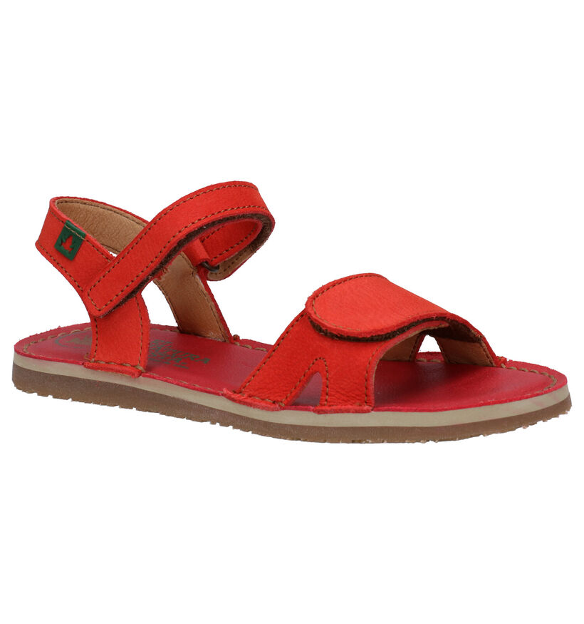 El Naturalista Perissa Sandales en Rouge en nubuck (288648)