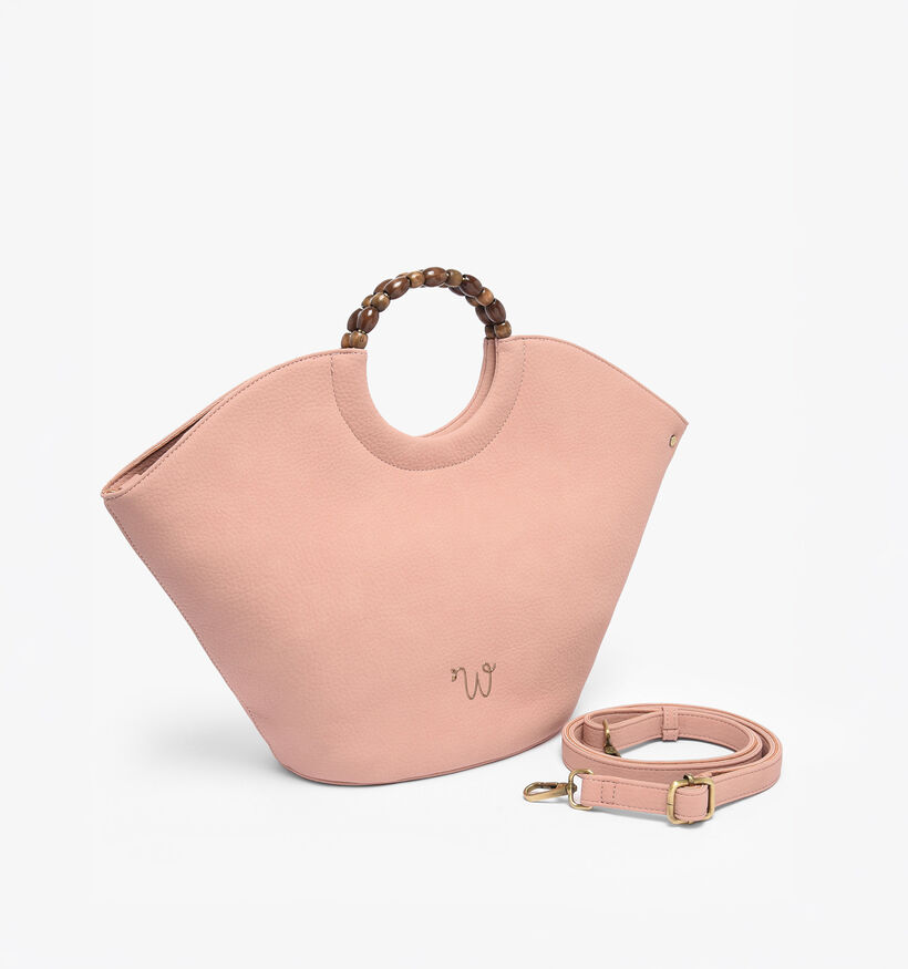 Woomen Neflier Pearl Roze Handtas met Riem voor dames (370800)