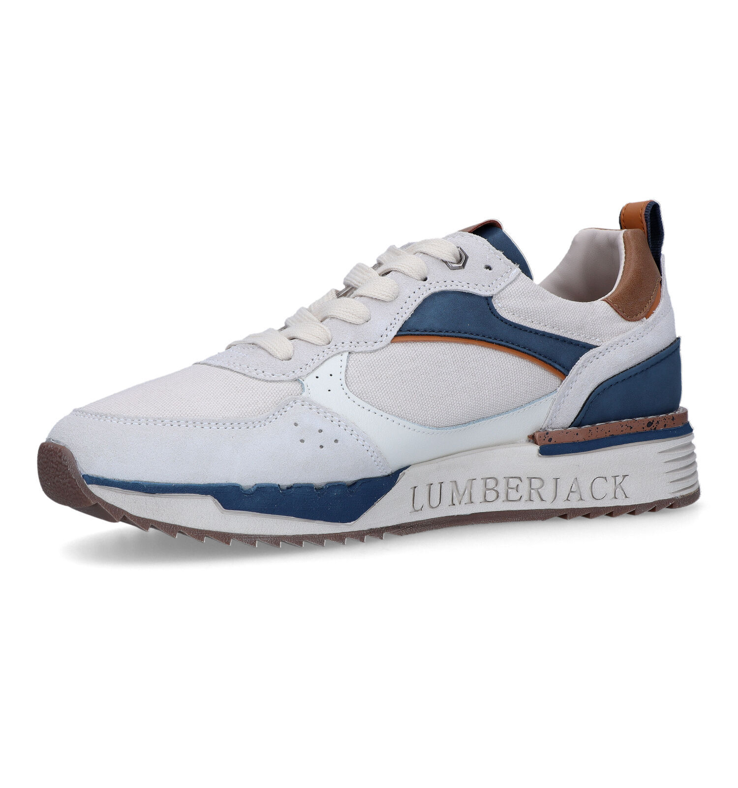 Lumberjack Nolan Beige Veterschoenen Heren Lage schoenen