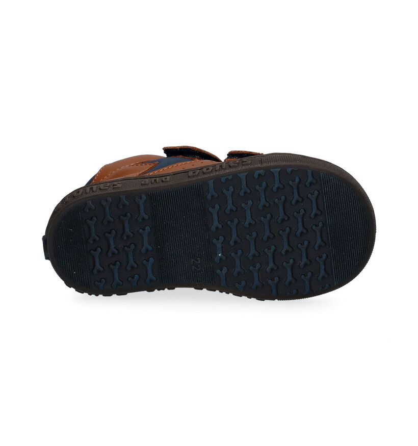 STONES and BONES Meno Bottines en Cognac pour garçons (295171) - pour semelles orthopédiques