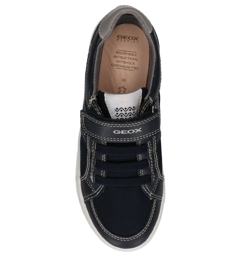 Geox Chaussures basses en Bleu en cuir (237939)