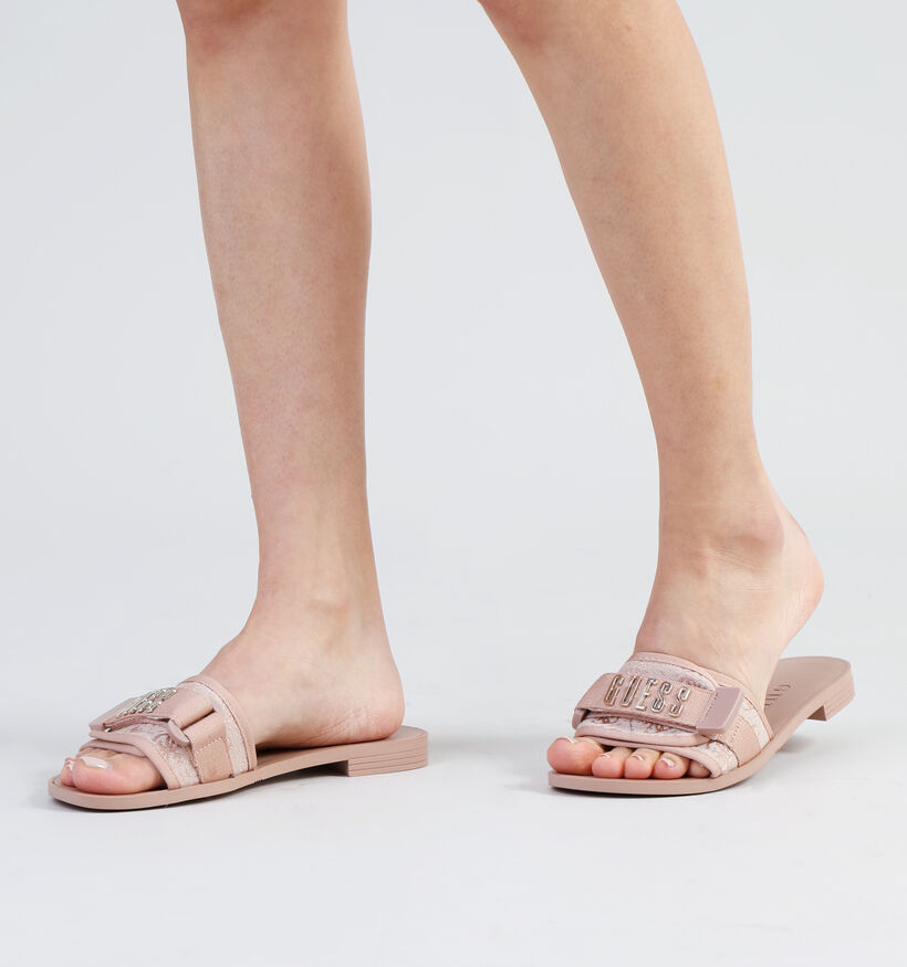 Guess Elyze Roze Slippers voor dames (340077)