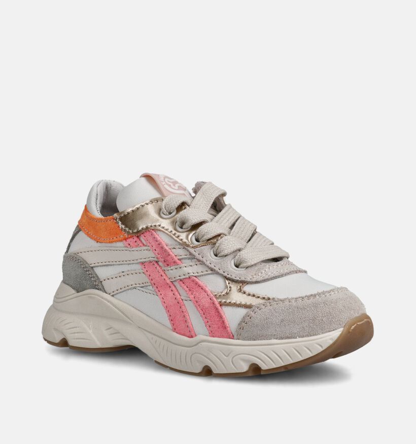 STONES and BONES Pokes Baskets basses en Beige pour filles (372121) - pour semelles orthop&eacute;diques