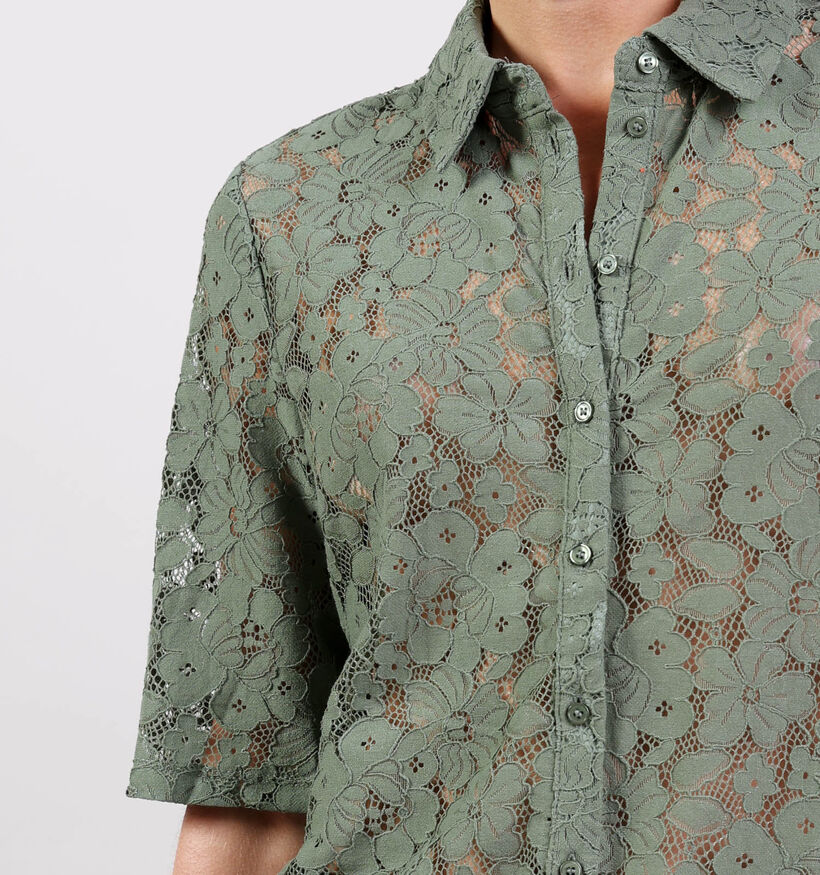 Vero Moda Honey Lace Groene Blouse voor dames (374965)