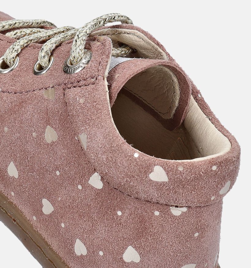 Naturino Cocoon Suede Chaussures pour bébé en Rose pour filles (359353) - pour semelles orthopédiques