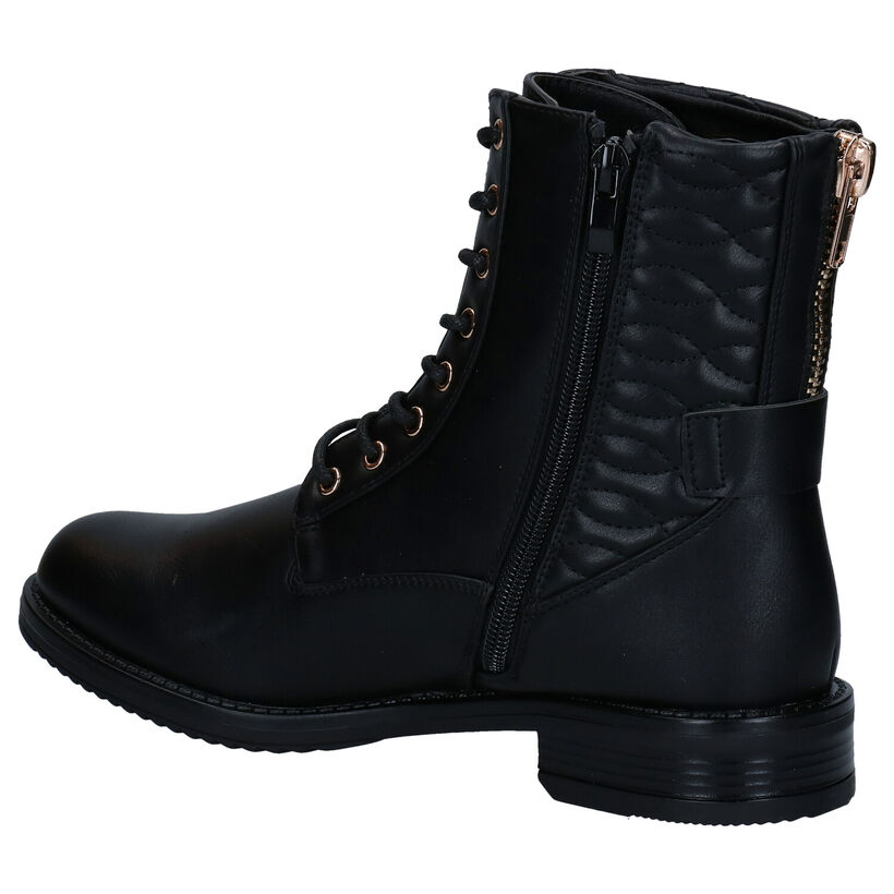 Youh! Conan Zwarte Boots in kunstleer (277408)