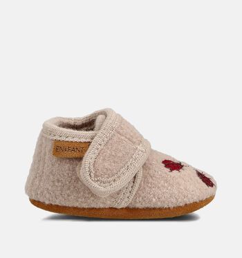 En Fant Chaussons bébé Beige/Rose/Gris