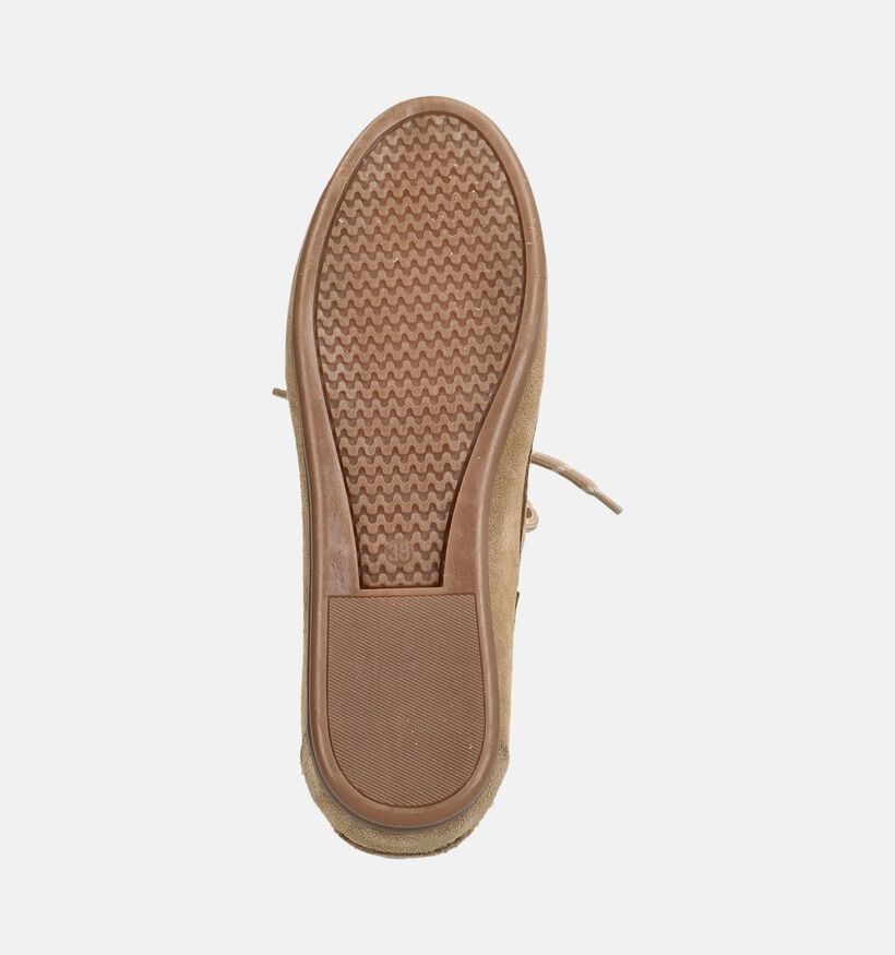 Shoecolate Chaussures plates en Taupe pour femmes (384057)