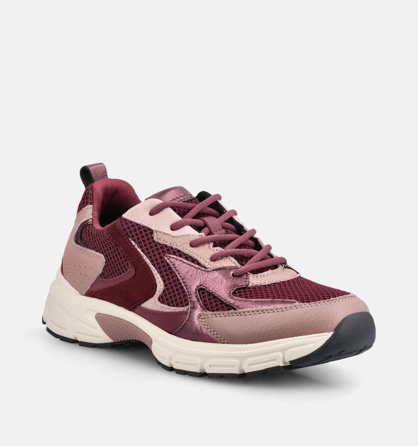Gabor Comfort Bordeaux Sneakers voor dames (376972) - geschikt voor steunzolen