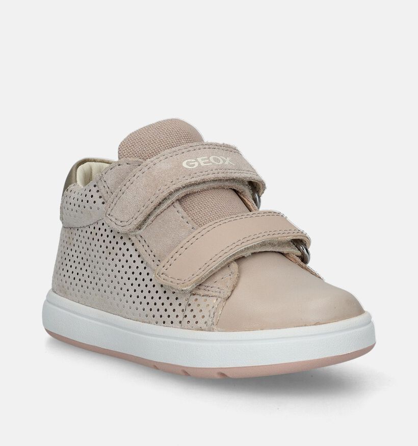 Geox Biglia Beige Babyschoentjes voor meisjes (335783) - geschikt voor steunzolen