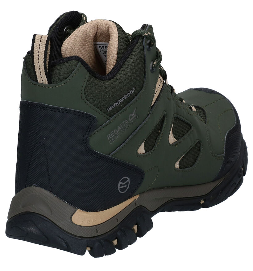 Regatta Holcombe Kaki Wandelschoenen voor heren (331962) - geschikt voor steunzolen