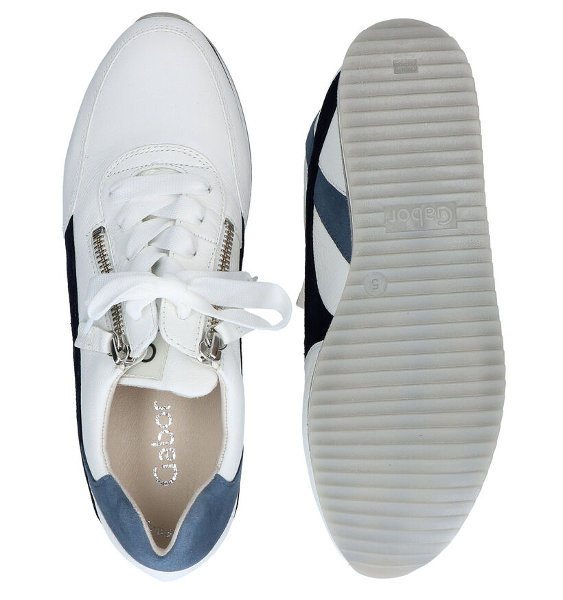 Gabor Best Fitting Chaussures à lacets en Blanc en cuir (288020)